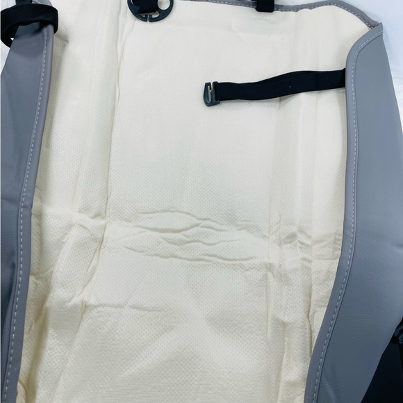 New 2Pcs Car Front Seat Cover Bottom PU Leather Cushion Protector/ Gray - Picture 7 of 9